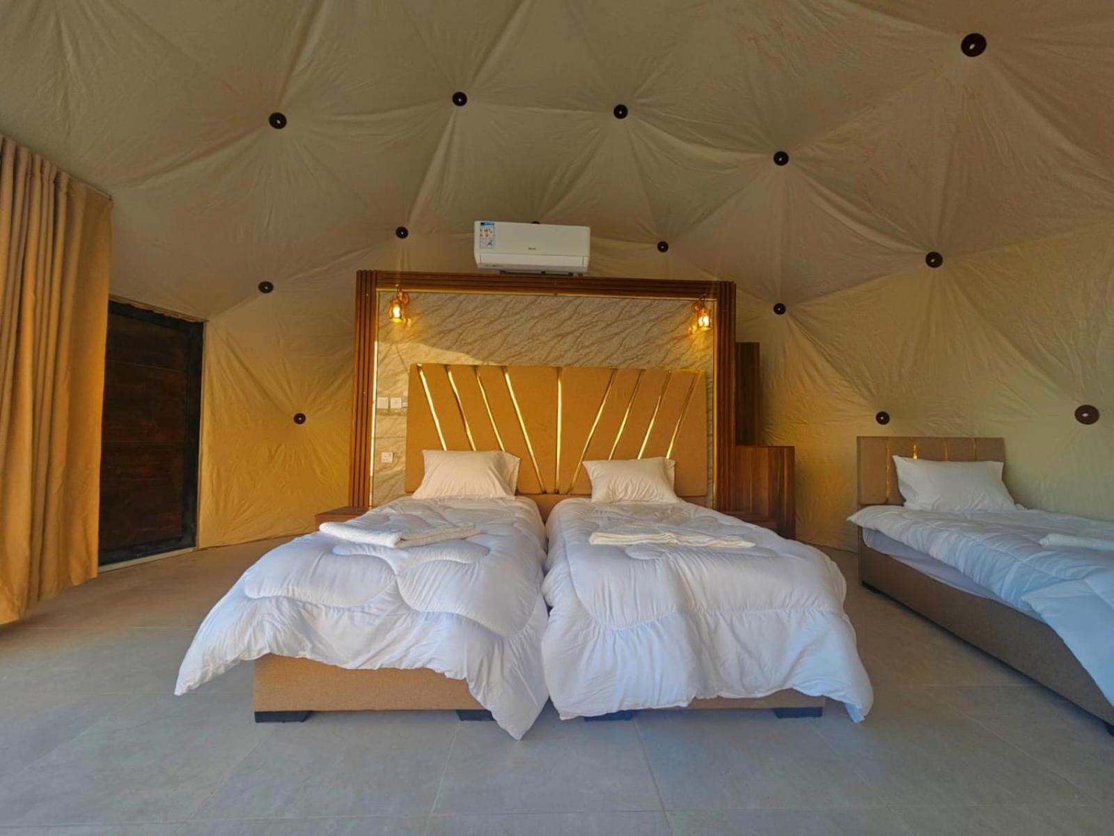 Salman Zwaidh Camp Hotell Wadi Rum Eksteriør bilde